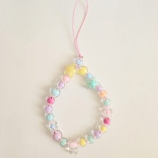 Pendentif de décoration multicolore pour téléphone, sac à main